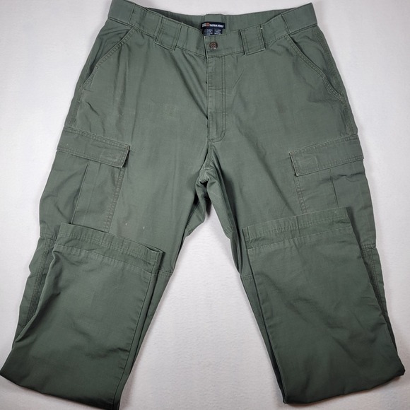 511 Tactical Cargo Utility Pants Men's Size XL (39 to 43) Inseam 36, Green - Picture 2 of 12